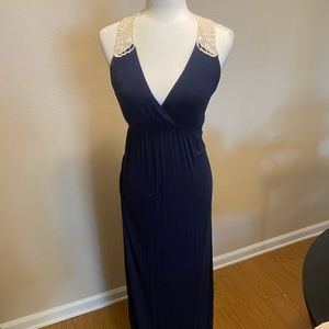 Felicity & Coco navy maxi dress